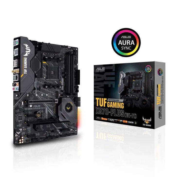 ASUS ASUS TUF Gaming X570-Plus Wi-Fi AMD motherboard PCIe 4.0 Dual M.2 12+2 Dr. MOS — product photo