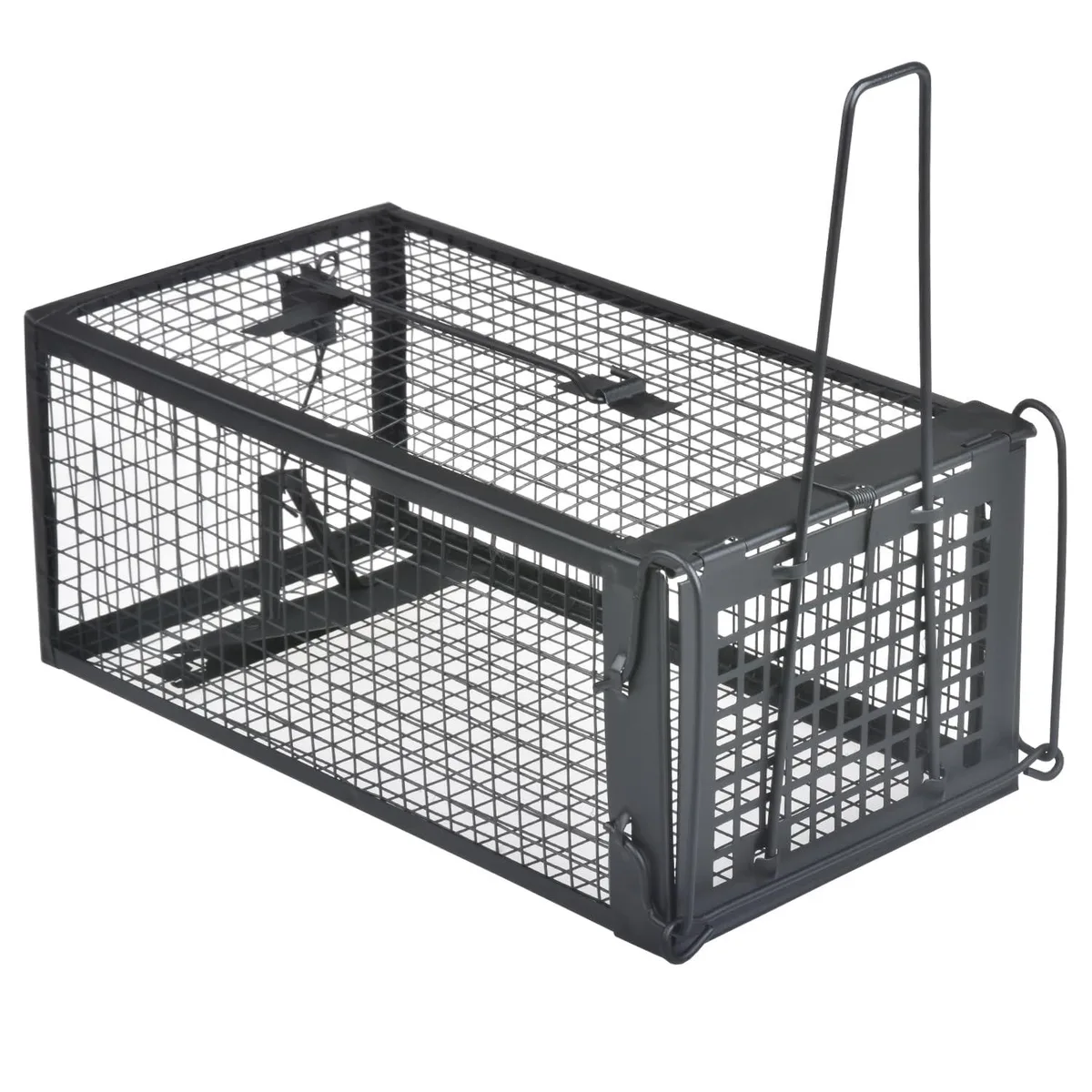 Galvanized iron cage trap 10.5 by 5.5 by 4.5 inches