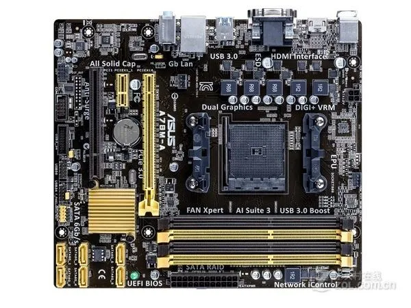 ASUS ASUS A78M-A AMD motherboard Socket FM2/FM2+ DDR3 64GB Micro ATX — product photo