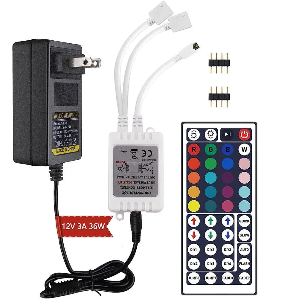  Yiliaw Y-4424X 44-key IR RGBW LED strip control 12V 3A — product photo