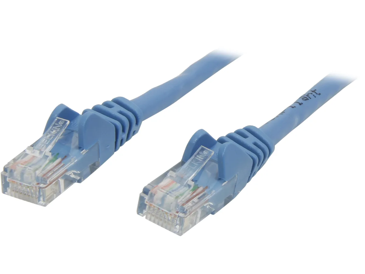 Belkin Belkin A3L791b25-BLU-S Cat 5E network ethernet cable 25 ft Blue — product photo