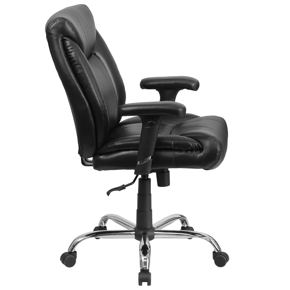Flash Furniture Flash Furniture GO-2073-LEA-GG Big &amp; Tall 400 lb Black LeatherSoft Office Chair — product photo
