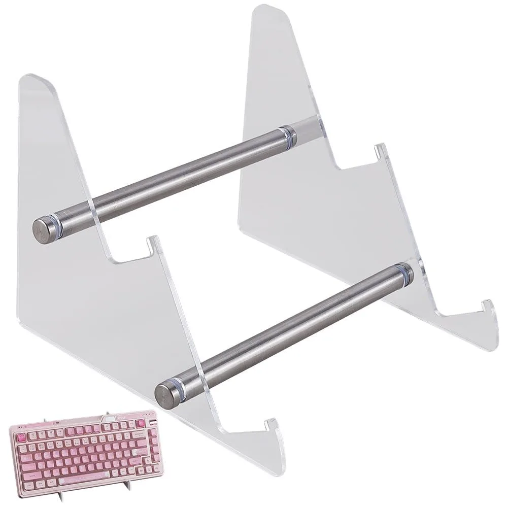 Yamaha ODIS-WH20003-02A-02-US15 2-Tier Acrylic Keyboard Stand Black — product photo