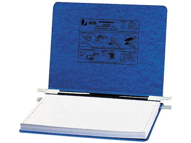 ACCO ACCO 54133 Pressboard Hanging Data Binder 12 x 8-1/2 Dark Blue — product photo