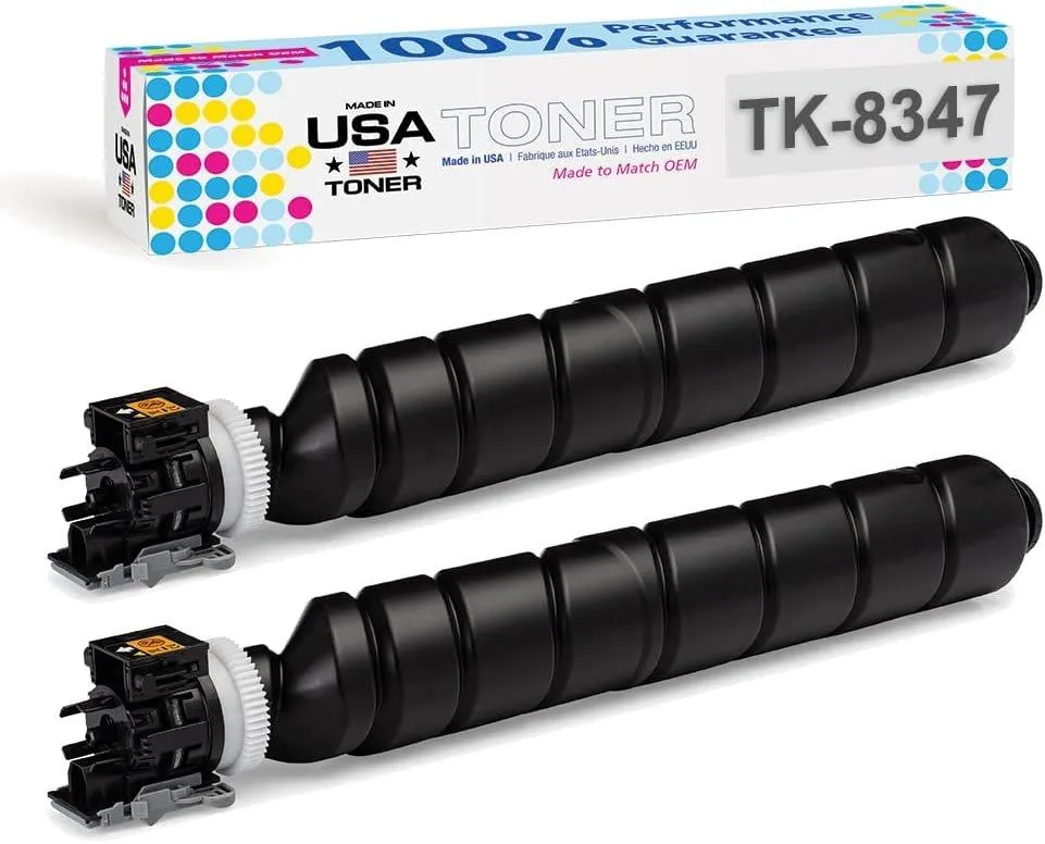 MADE IN USA TONER MADE IN USA TONER Compatible TK8347K TK8349K Black 2 cartridges — product photo