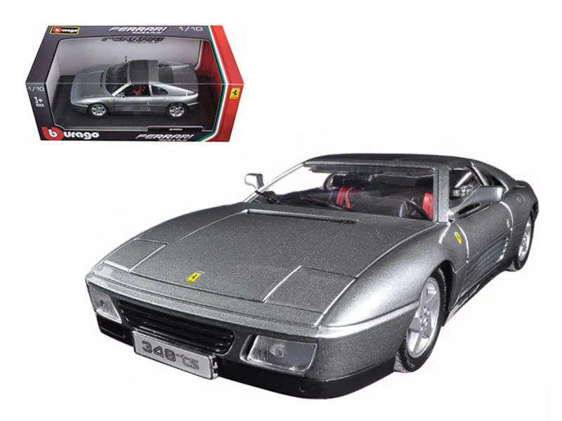 BBURAGO BBURAGO Ferrari 348 TS Grey 1/18 Diecast Vehicle — product photo