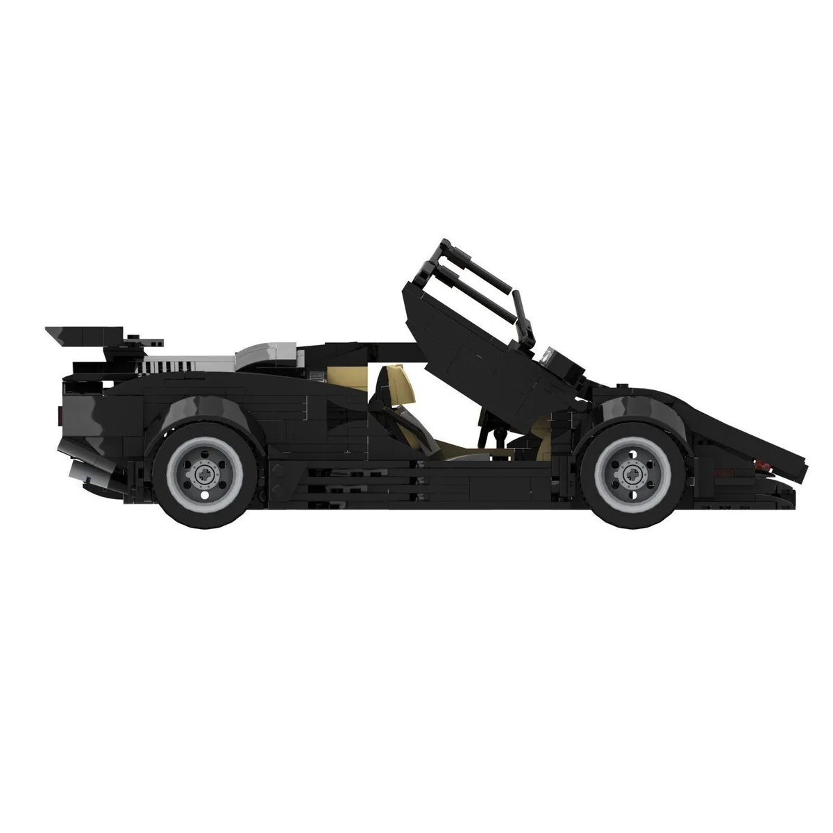 ZITIANYOUBUILD ZITIANYOUBUILD MOC-57779 Classic Supercar LP5000 QV Building Set — product photo