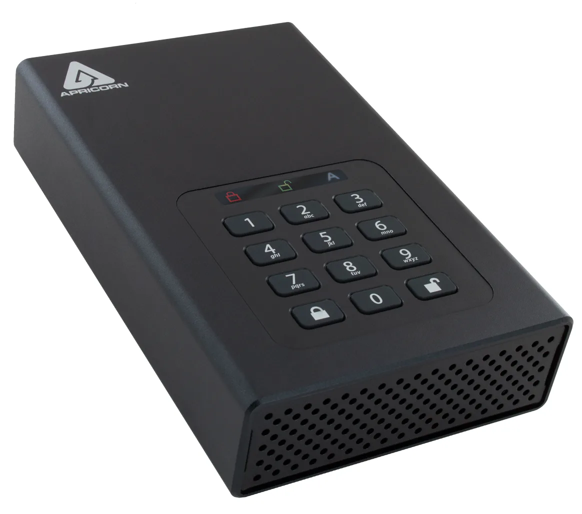 Apricorn Apricorn ADT-3PL256-20TB 20 TB portable hard drive — product photo