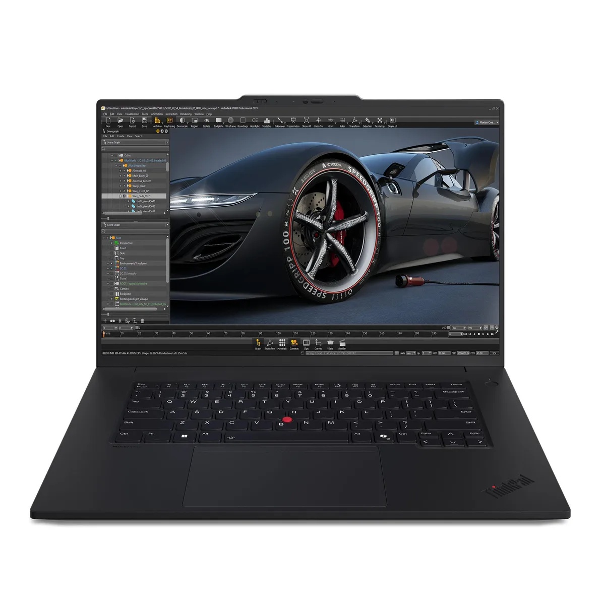 Lenovo Lenovo ThinkPad P1 Gen 7 16" Core Ultra 7 165H 32GB RTX 3000 2TB laptop — product photo