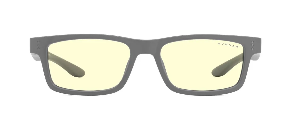 Gunnar Optiks, LLC. Gunnar Cruz Kids (Ages 4-8) Computer Glasses Grey Frames Amber Lens 65% Blue Light 100% UV CRU-10001 — product photo