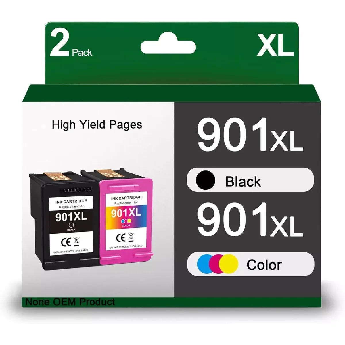 V4ink V4ink 901XL High Yield Ink Cartridge 2Pack — product photo