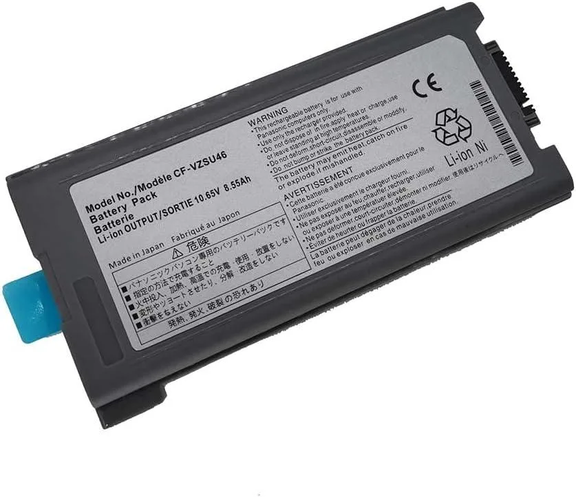 NShi NShi 9-cell Li-ion laptop battery 11.1V 7.8Ah for Panasonic Toughbook CF-30 CF-31 CF-53 — product photo