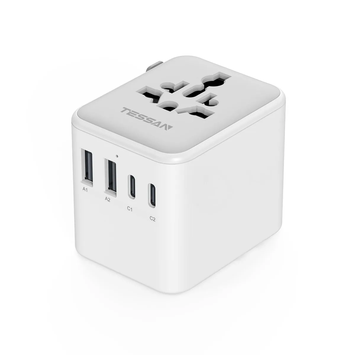 TESSAN TS-WTA10 633FC Grey 20W USB Converter — product photo