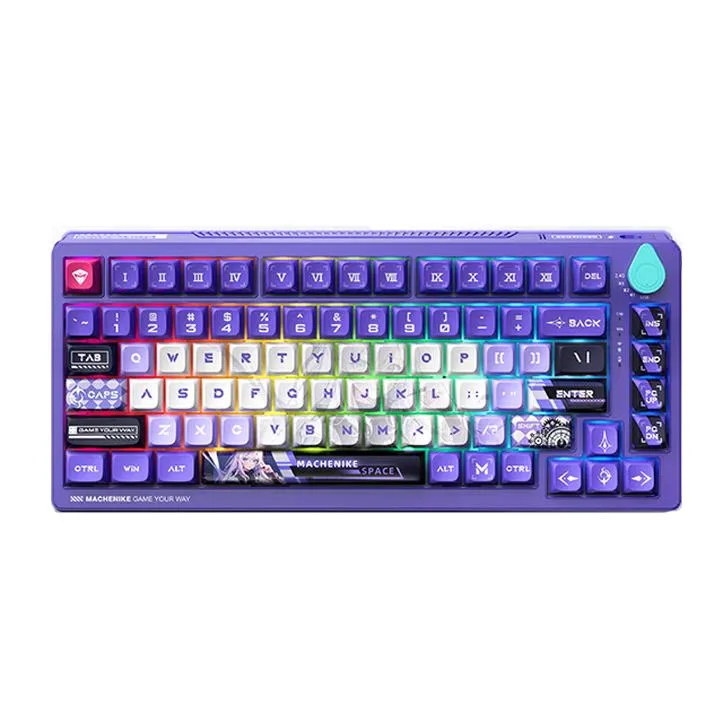 BFKK BFKK Gasket 75% 82 Keys Wireless Hot Swappable Purple Switch 3-Mode RGB Gaming Keyboard — product photo