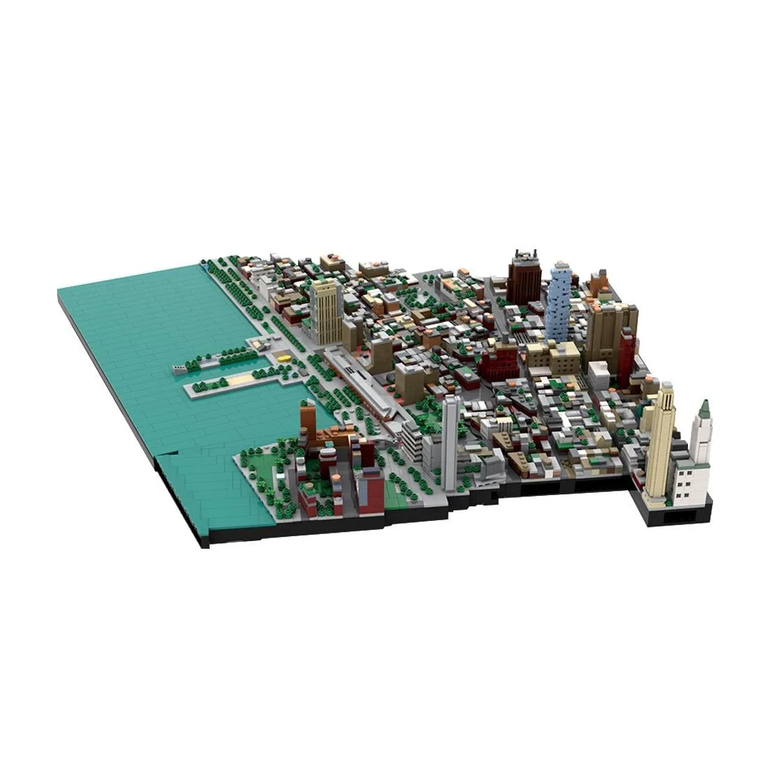ZITIANYOUBUILD ZITIANYOUBUILD MOC-223473 1/2000 Scale Tribeca Building Blocks 5696PCS — product photo