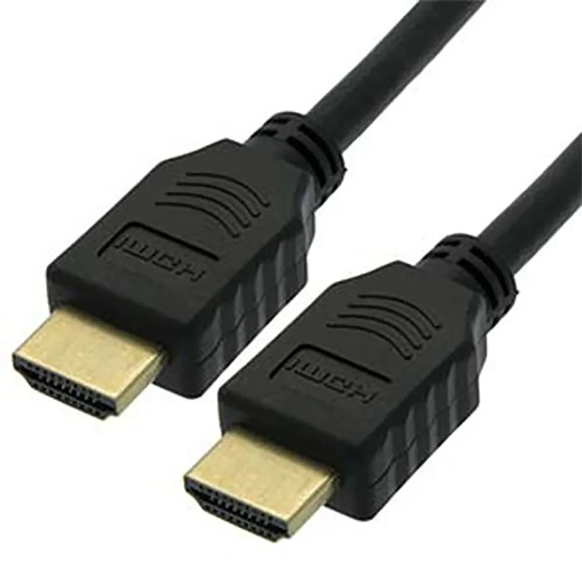 Black HDMI cable fifteen feet long with thick insulation