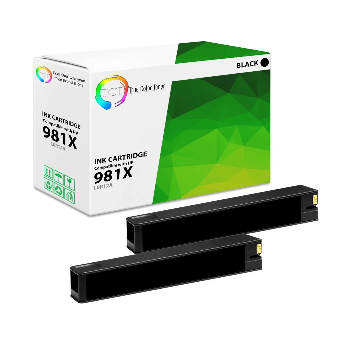 True Color Toner True Color Toner 981X Black Toner Cartridge 2 Pack L0R12A 11000 Pages — product photo