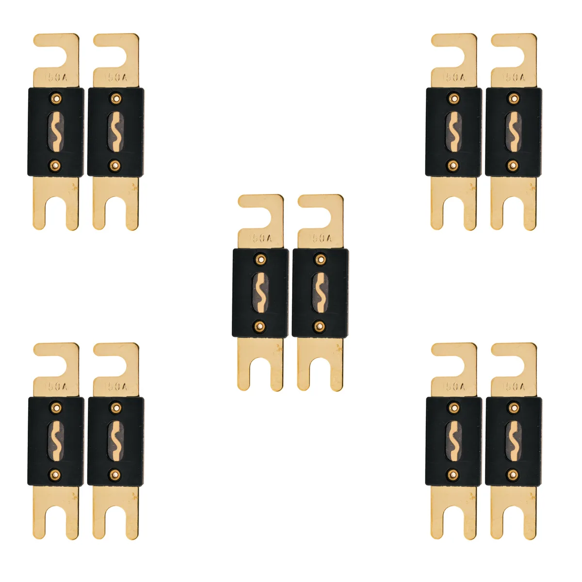 The Wires Zone The Wires Zone 5X-GANL150-2 ANL Fuse 150A 10 Pack — product photo