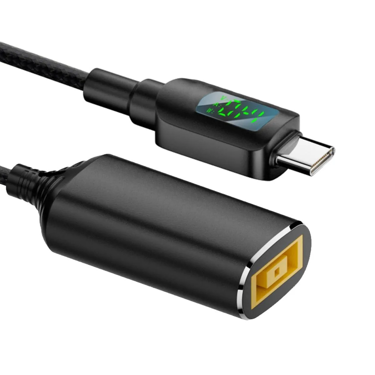 Fervit Fervit USB-C to Rectangle Jack Cable 140W LED 21cm — product photo