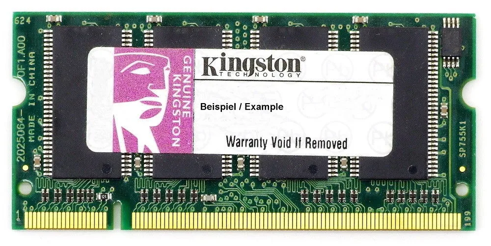 Kingston Technology Corp. Kingston Technology Corp. 256MB DDR266 200-pin laptop RAM — product photo