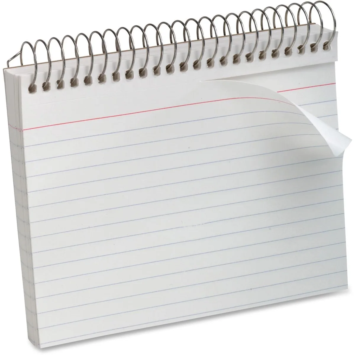 TOPS TOPS 40283 Spiral Bound Ruled Index Cards 50 pad — product photo
