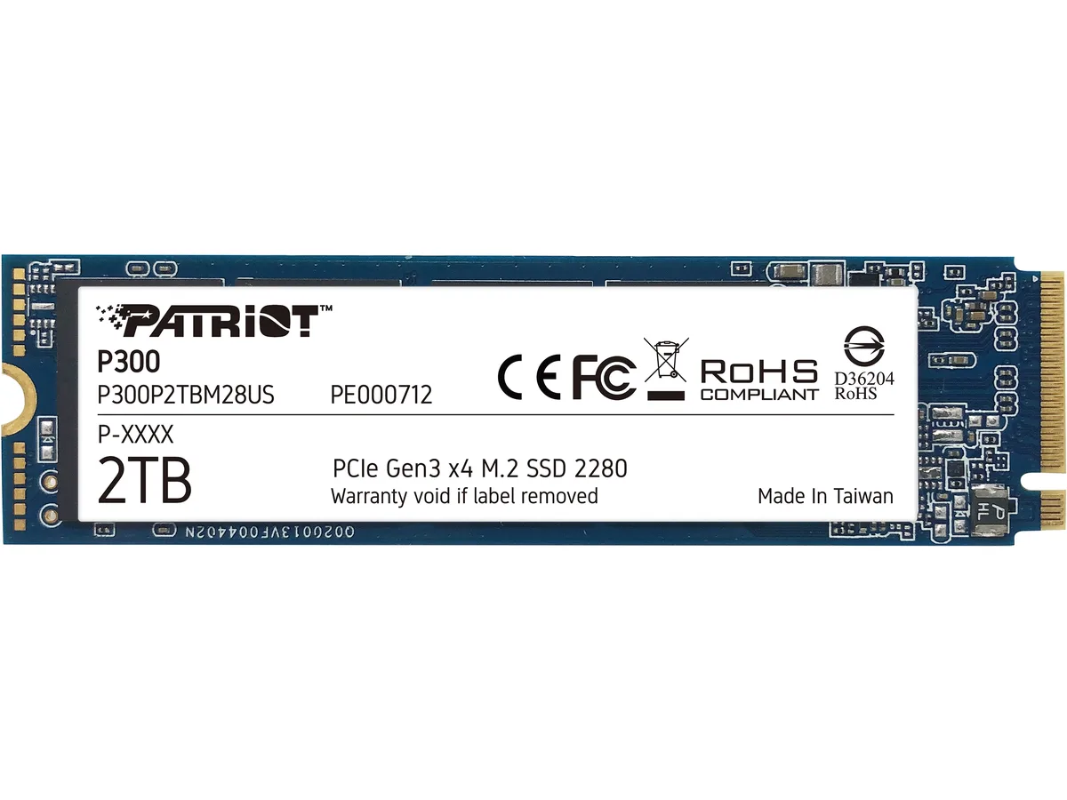 Patriot Memory Patriot Memory P300P2TBM28US 2TB M.2 2280 NVMe internal SSD — product photo