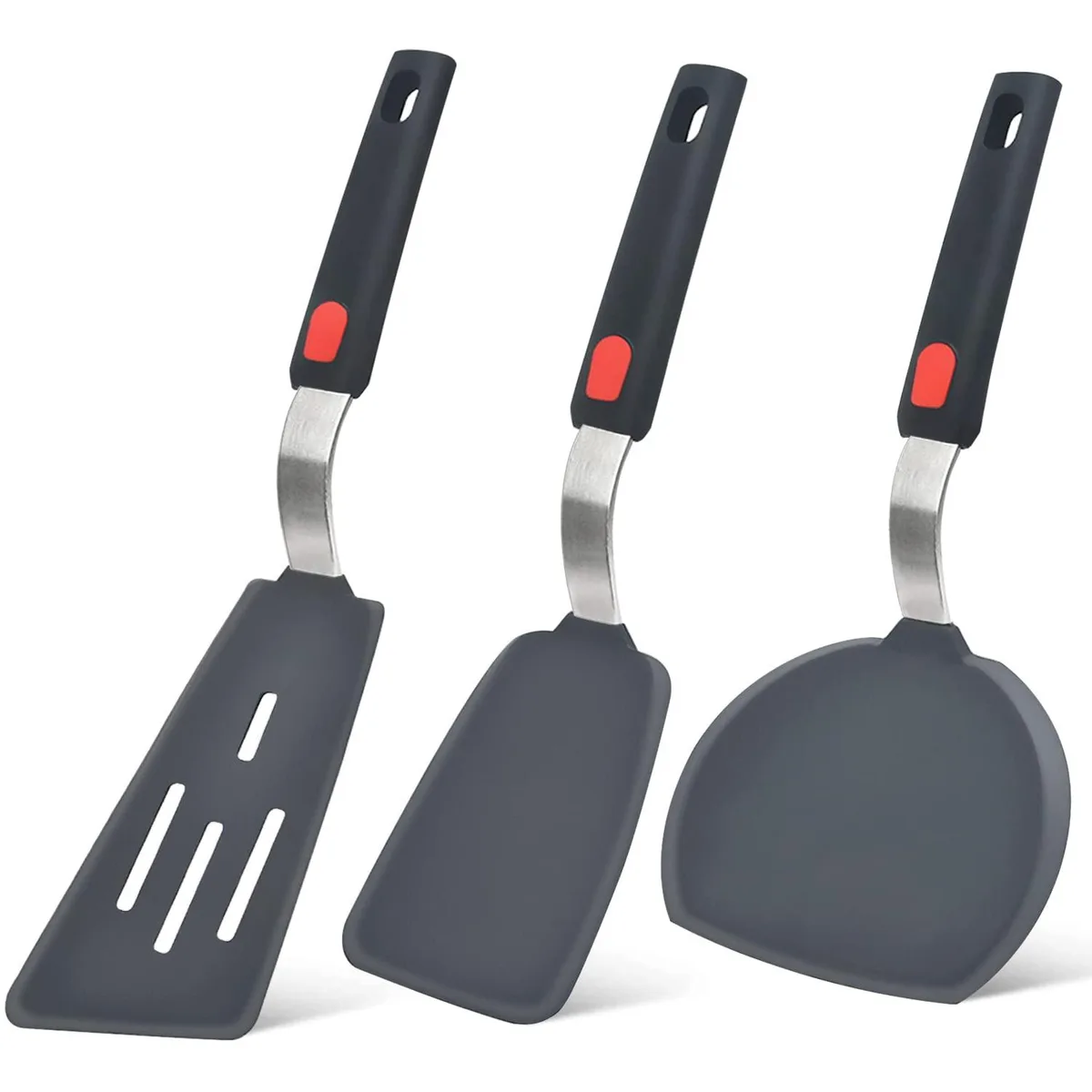  Beijiyi B-204 Silicone Spatula Turner Set of 3 — product photo