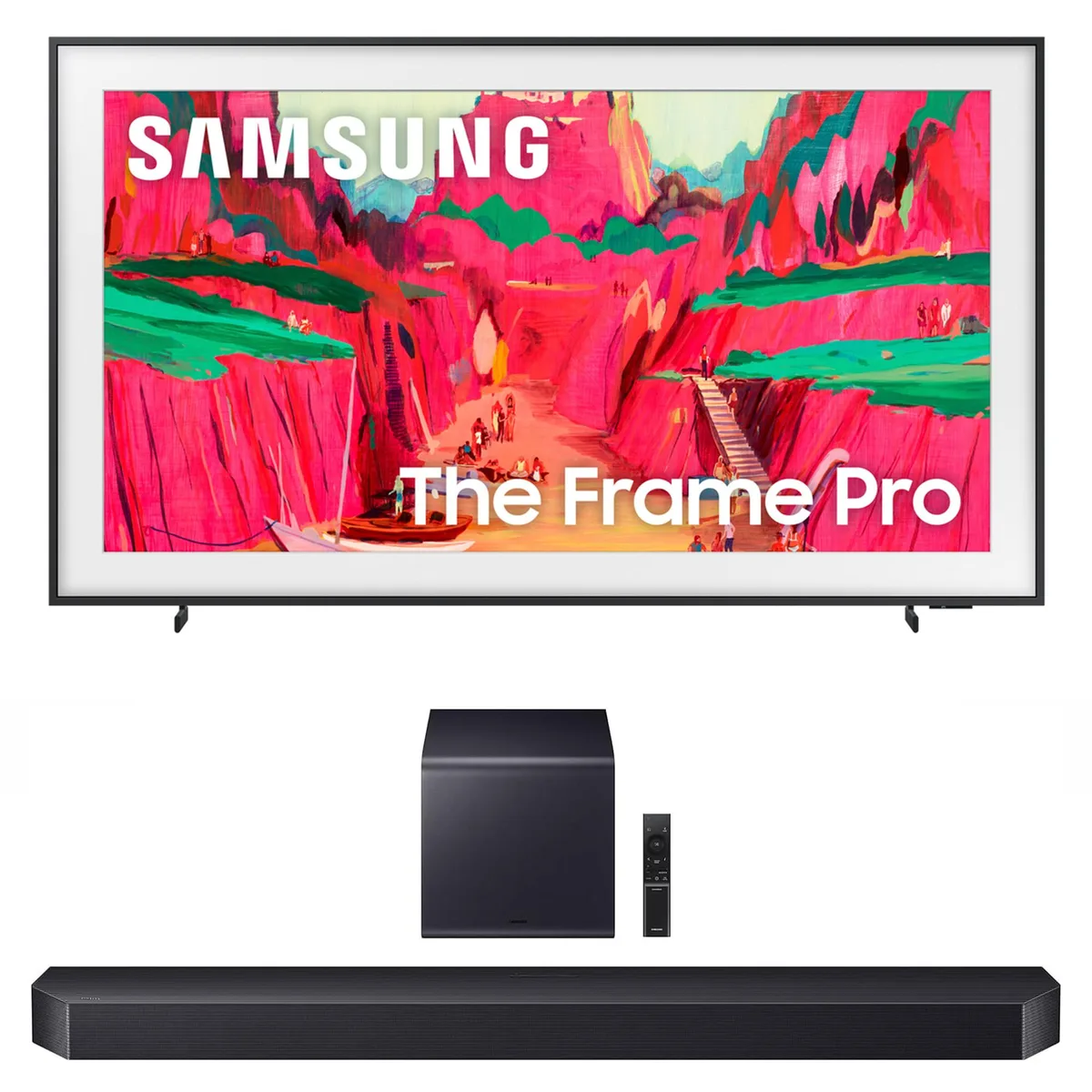 SAMSUNG SAMSUNG QN75LS03FWFXZA 75" Neo QLED TV + HW-Q900F 7.1.2 Soundbar (2025) — product photo