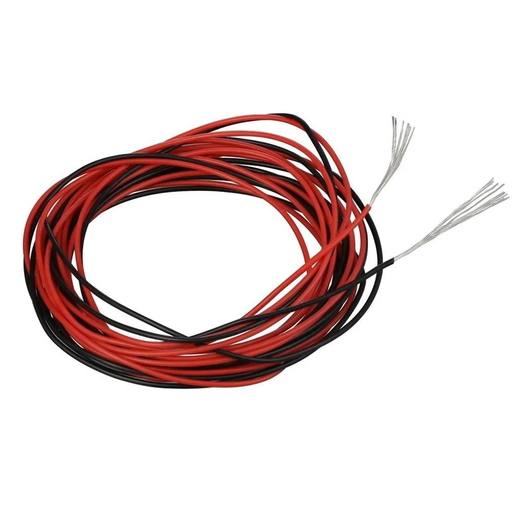 RCA SW30A11008F10C2 30 AWG Silicone Wire Red Black 20 ft Kit — product photo