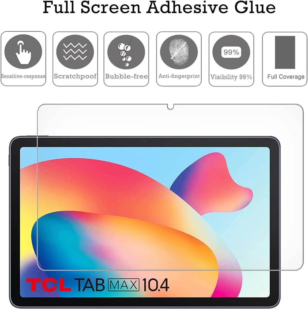 anicestore anicestore 9296Q e-book accessory screen protector 10.4 10.36 9H .3mm 99.99% transparency — product photo