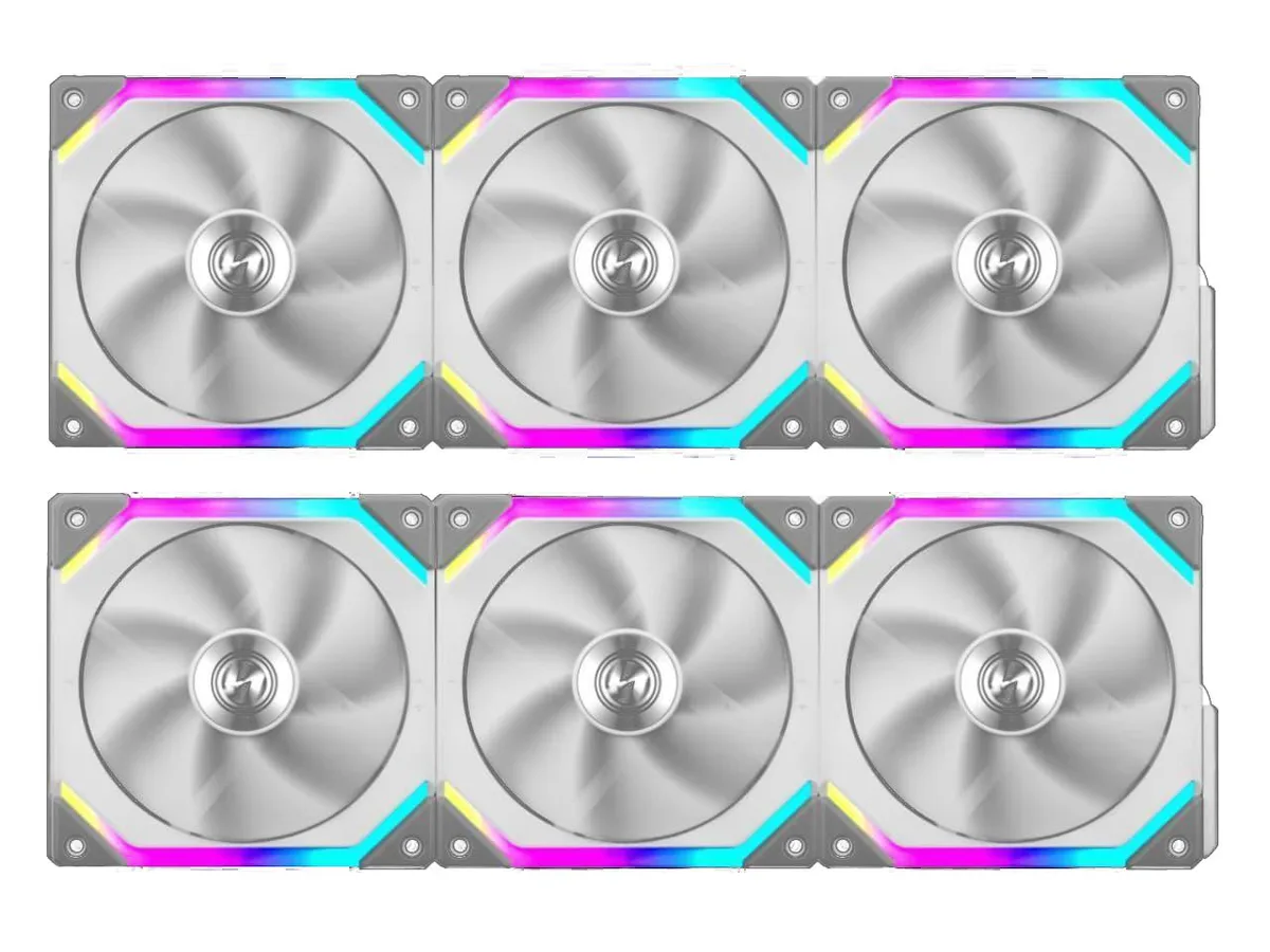 DOCTOR METAL DOCTOR METAL UF-SL120-6B 6-pack 120mm ARGB case fan — product photo