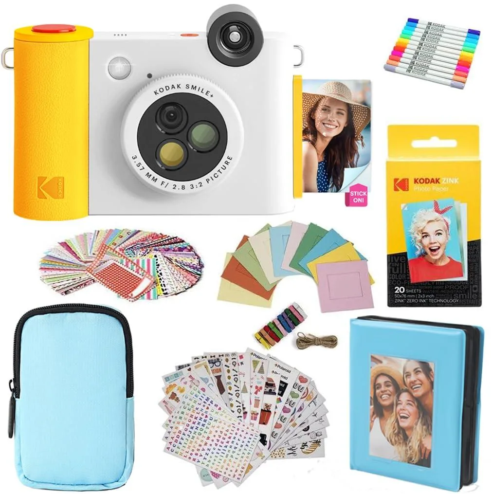 Kodak Kodak Smile+ 2-in-1 Instant Camera Bundle White 20pk — product photo