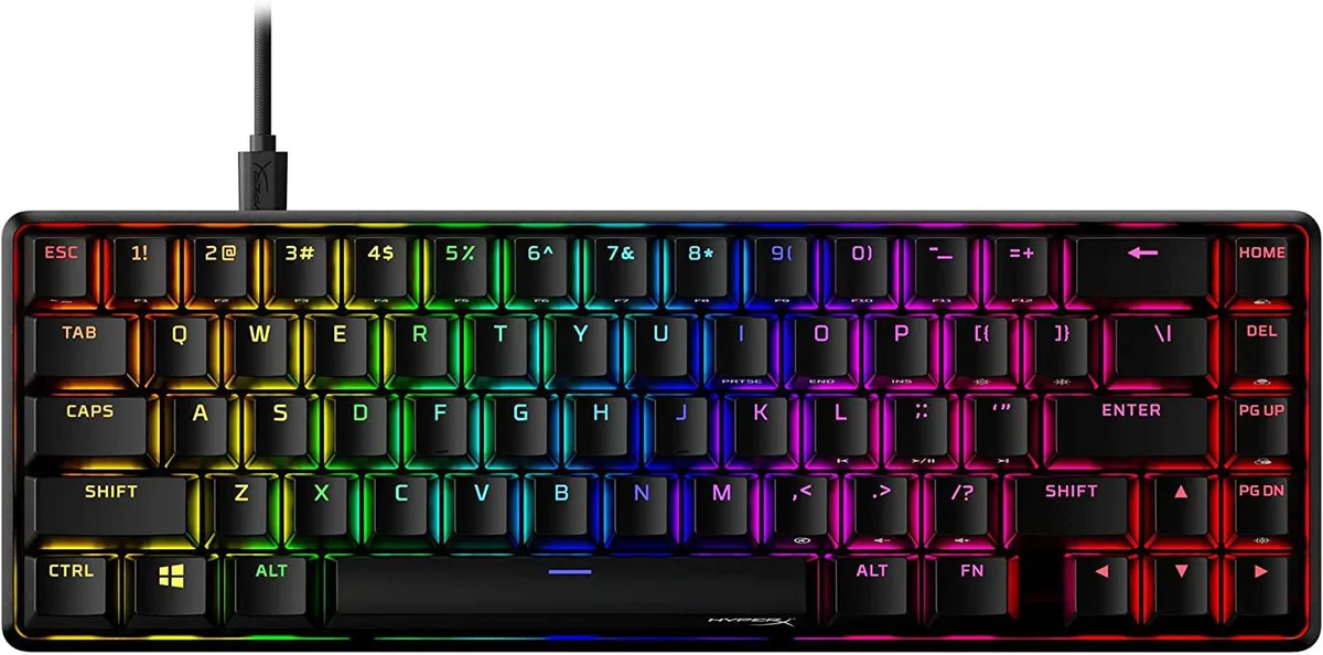 HP HP HyperX Alloy Origins 65 Mechanical Gaming Keyboard 65% Red Switch — product photo