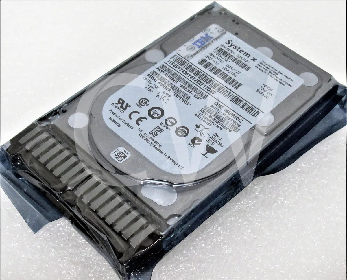 IBM IBM ST9500620SS 500GB 7.2K RPM 6Gb/s 2.5" SAS internal hard drive — product photo