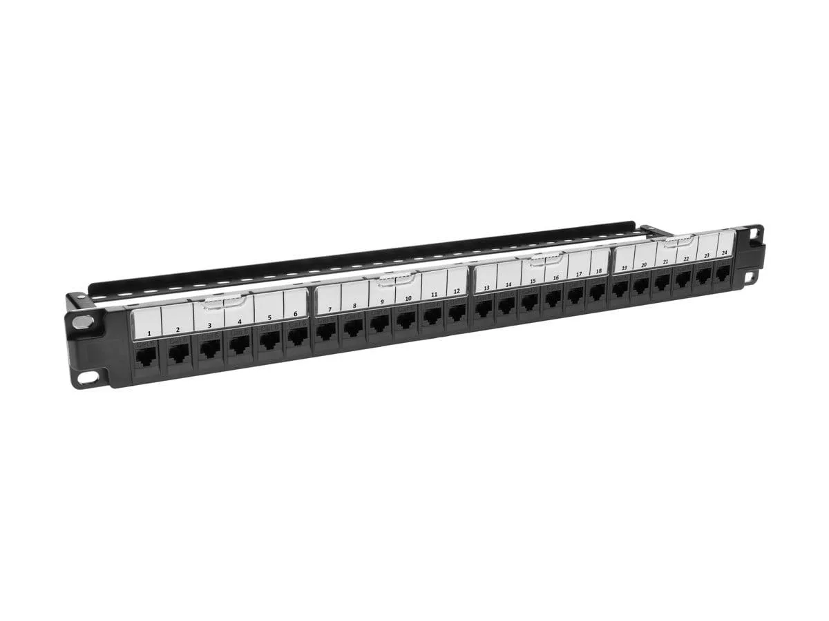 Monoprice Inc. Monoprice Inc. 139758 1U 19in 24-port Cat6 Patch Panel — product photo