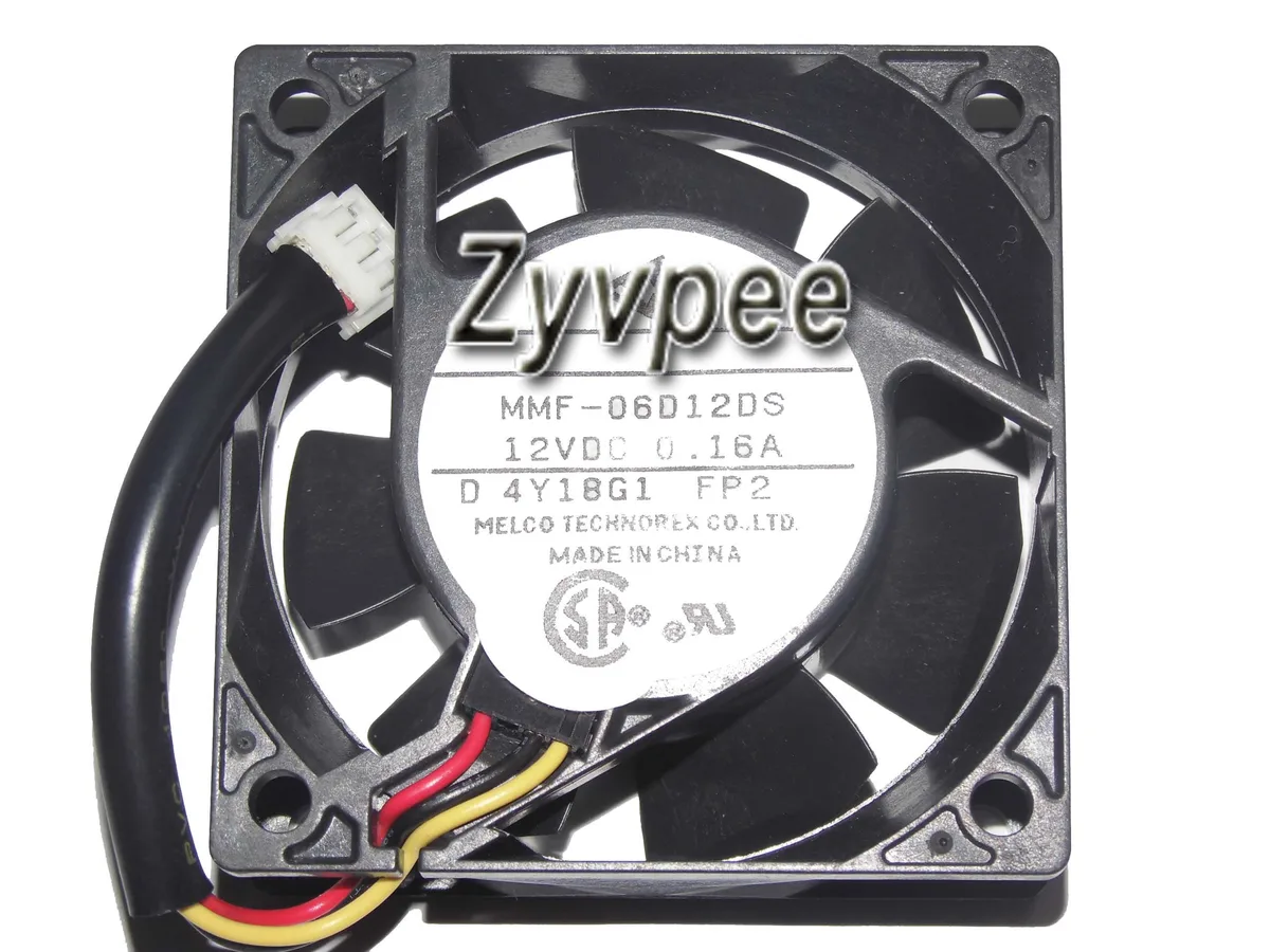 SunnyStar Co., Ltd SunnyStar Co., Ltd MMF-06D12DS FP2 60mm 25mm 12V .16A 3-pin case fan — product photo