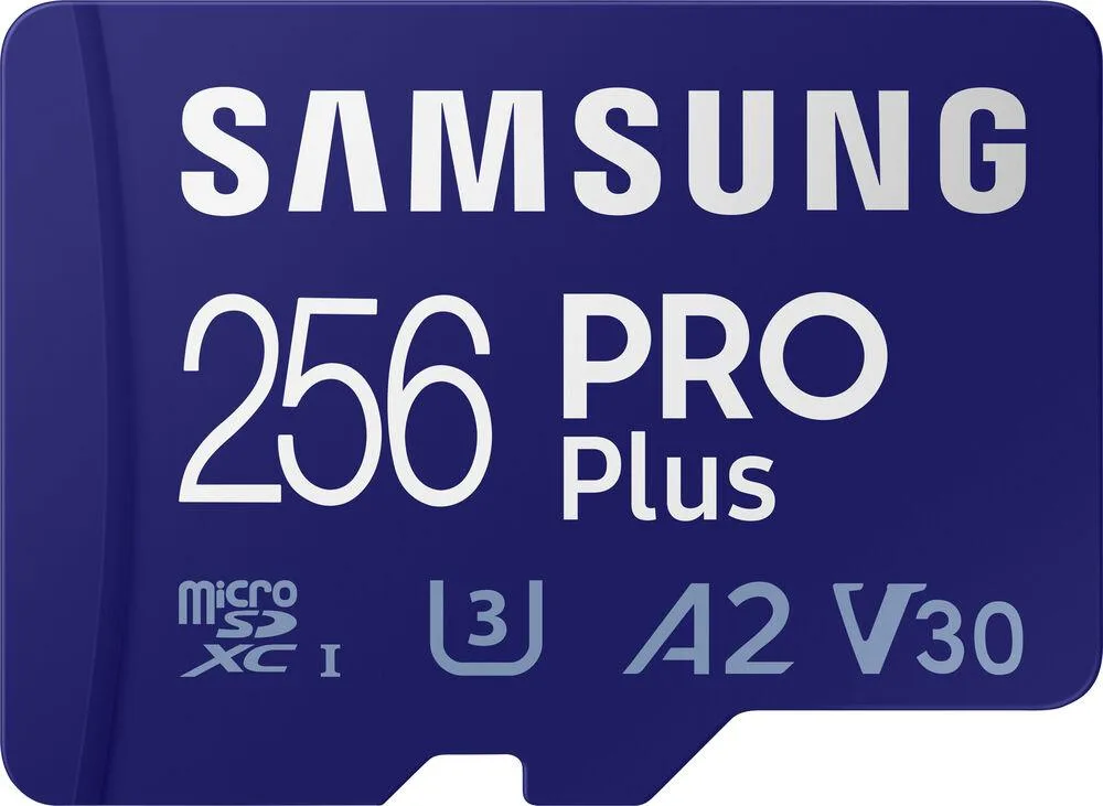 SAMSUNG SAMSUNG PRO Plus 256GB microSDXC UHS-I Card with Adapter — product photo