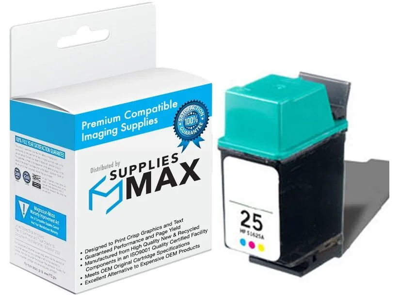 SuppliesMax SuppliesMax HP 51625A Remanufactured Color Inkjet Cartridge 167 Pages — product photo