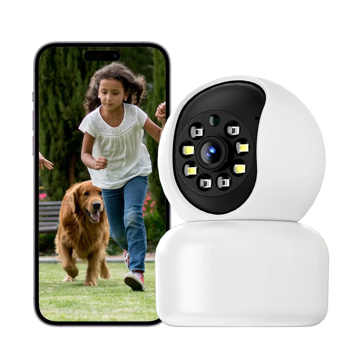 Ubiquiti Networks QC4 2K 3MP Network Camera 355° Pan 60° Tilt 2.4/5GHz WiFi — product photo