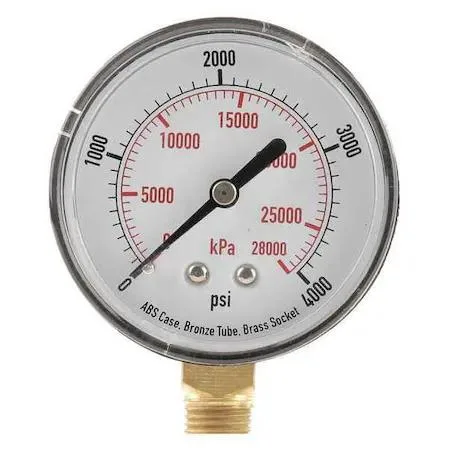 Value Brand Value Brand Test Pressure Gauge 2-1/2 In 0-4000 psi — product photo