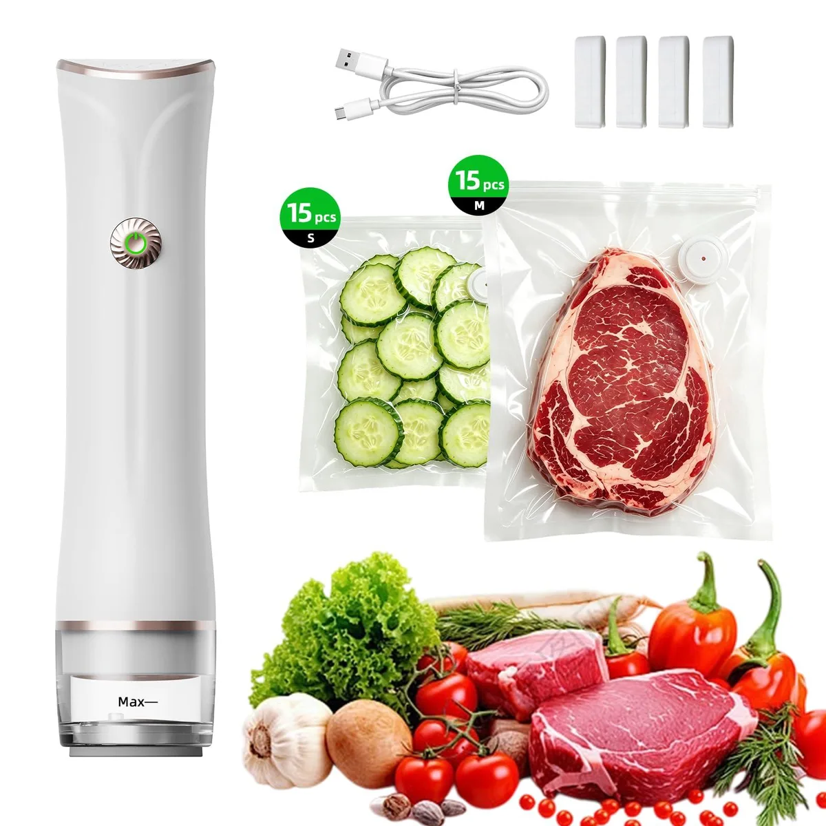  FoodSaver ZB-S20 vacuum sealer 60kPa 30 bags — product photo