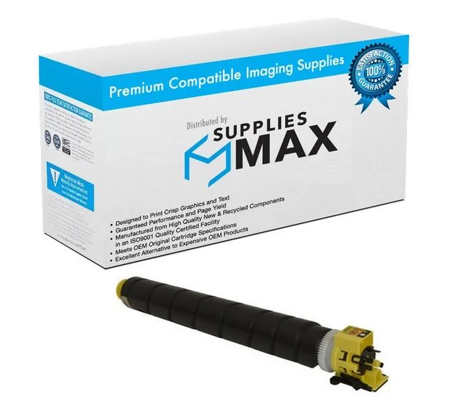 SuppliesMax SuppliesMax KYO1T02RLAUS0 Yellow Toner Cartridge 15000 Pages — product photo