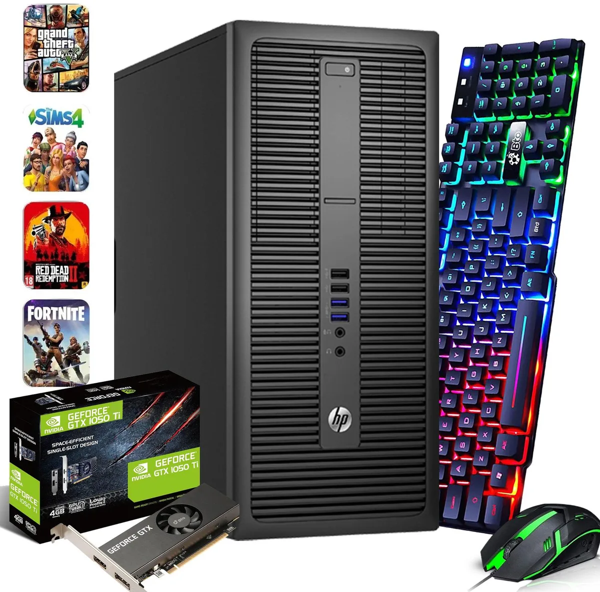 HP HP 800 G2 Gaming Desktop PC i7-6700 32GB 1TB GTX 1050Ti — product photo