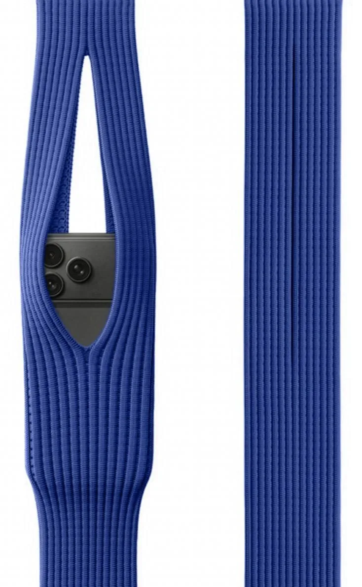 Nakedcellphone Nakedcellphone Fashion Sock-Pocket Carrying Case Blue — product photo