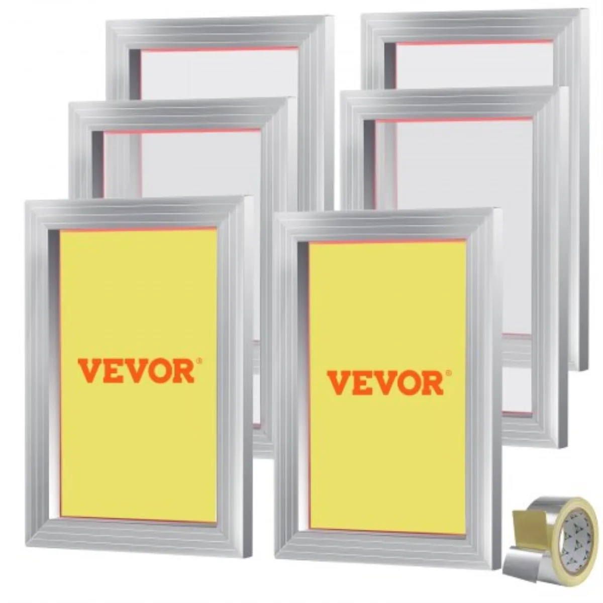 VEVOR VEVOR 6-Piece Aluminum Silk Screen Printing Kit 10x14in 110 Mesh — product photo