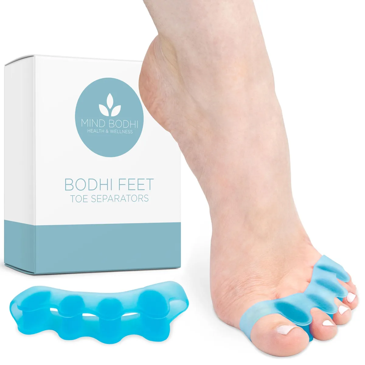 Blue gel toe separators regular size medical grade