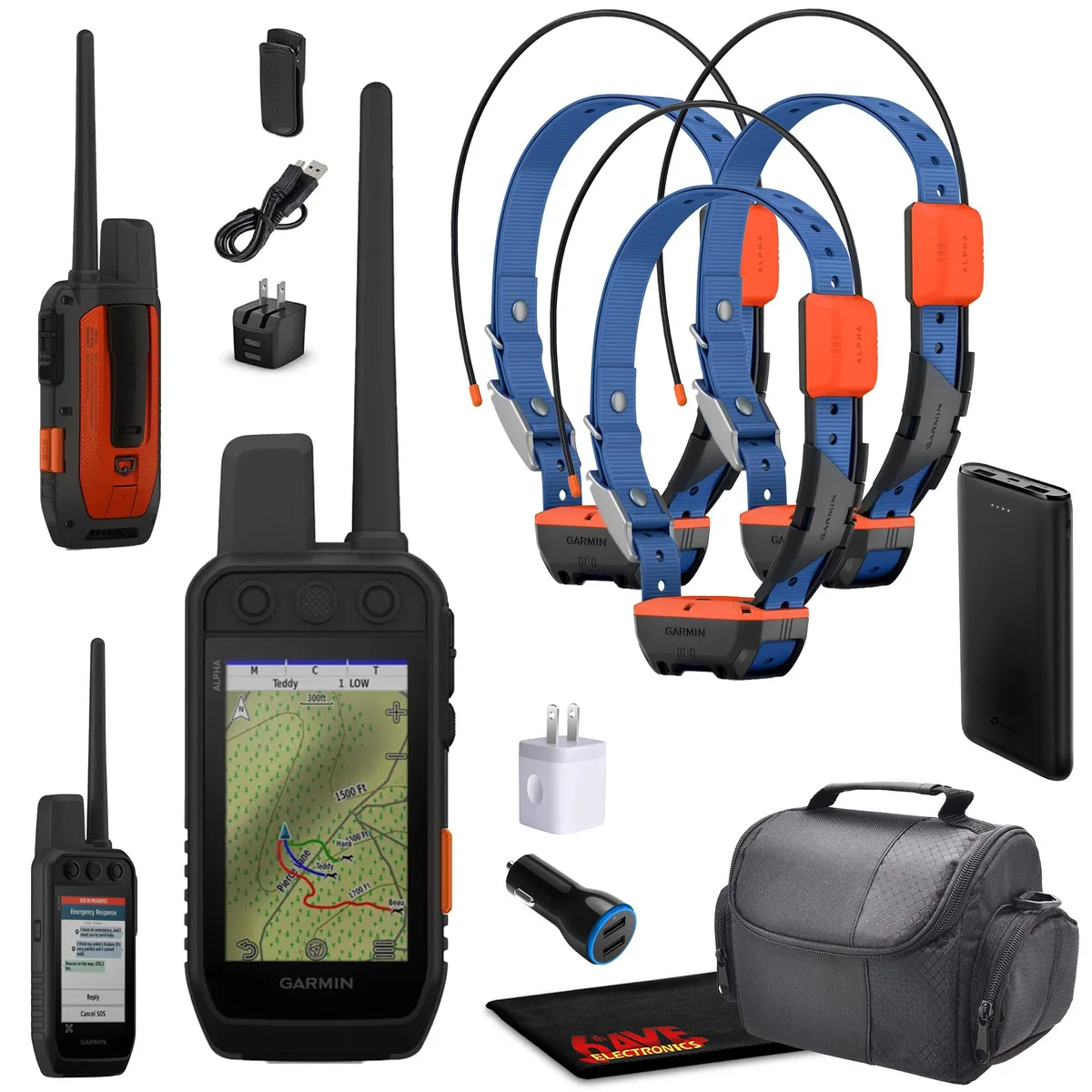 Garmin Garmin Alpha 300i Handheld With 3x Alpha T20 Collars GPS Navigation — product photo