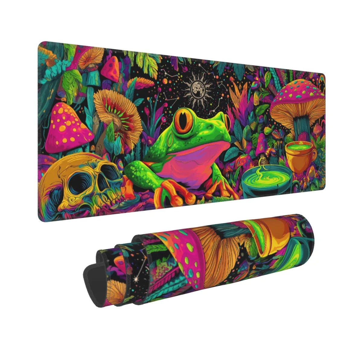  Keychron Mouse Pad 88 Frog Mushroom 31.5 x 11.8 inch — product photo