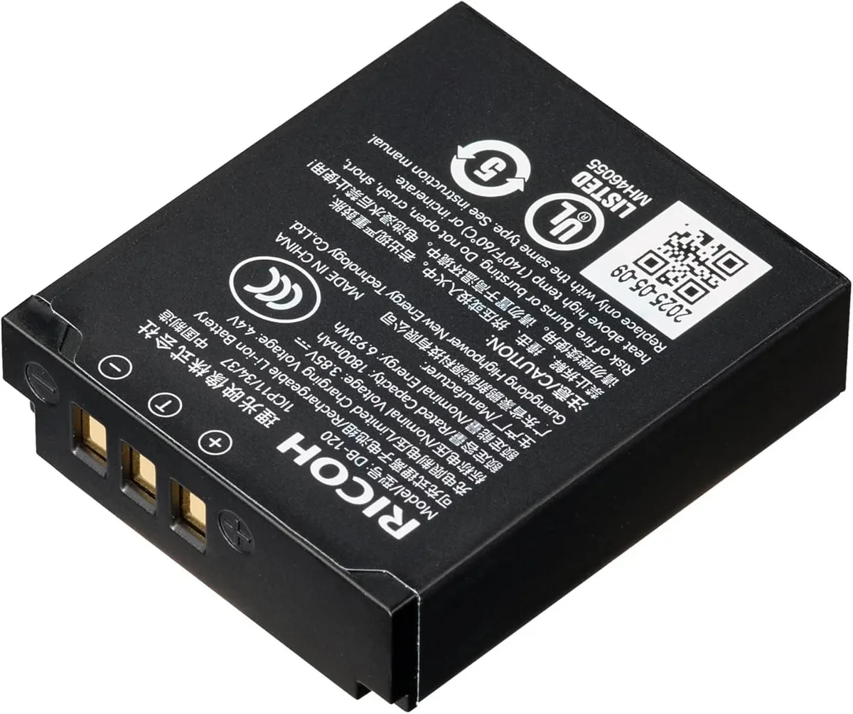 Ricoh Ricoh DB-120 1800mAh Camera Battery for GR IV, Black — product photo