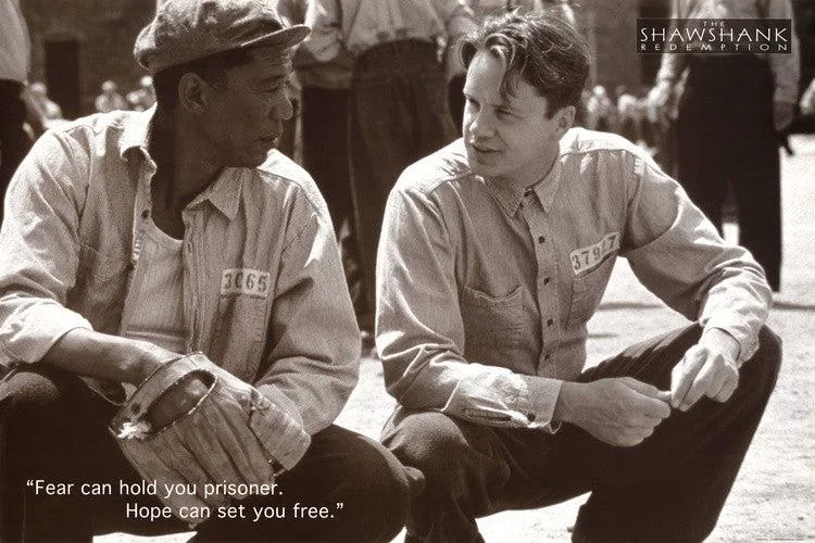 Poster print of The Shawshank Redemption, 34 by 22 inches, paper finish